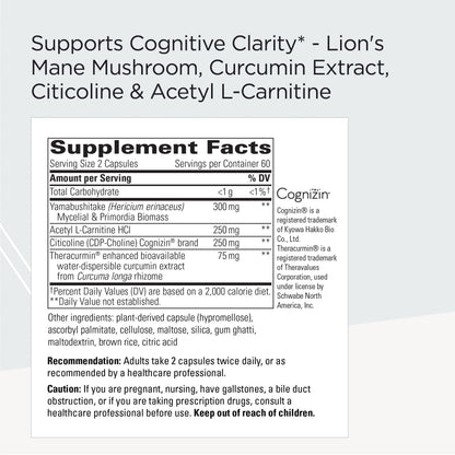 ProThrivers Wellness Brain – Brain Health Support (120 Capsules) – Vegan, Gluten-Free & Dairy-Free