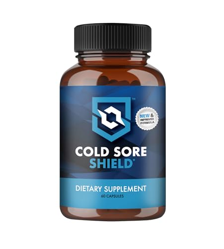 Cold Sore Shield - Daily Cold Sore Supplement with L-Lysine & Natural Defense | 60 Count | Made in USA