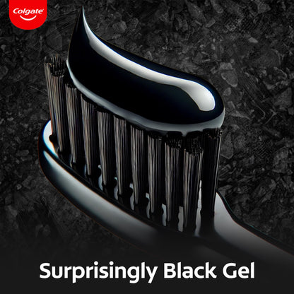 Colgate Charcoal Clean Black Gel Toothpaste - Bamboo Charcoal & Wintergreen Mint, 120g