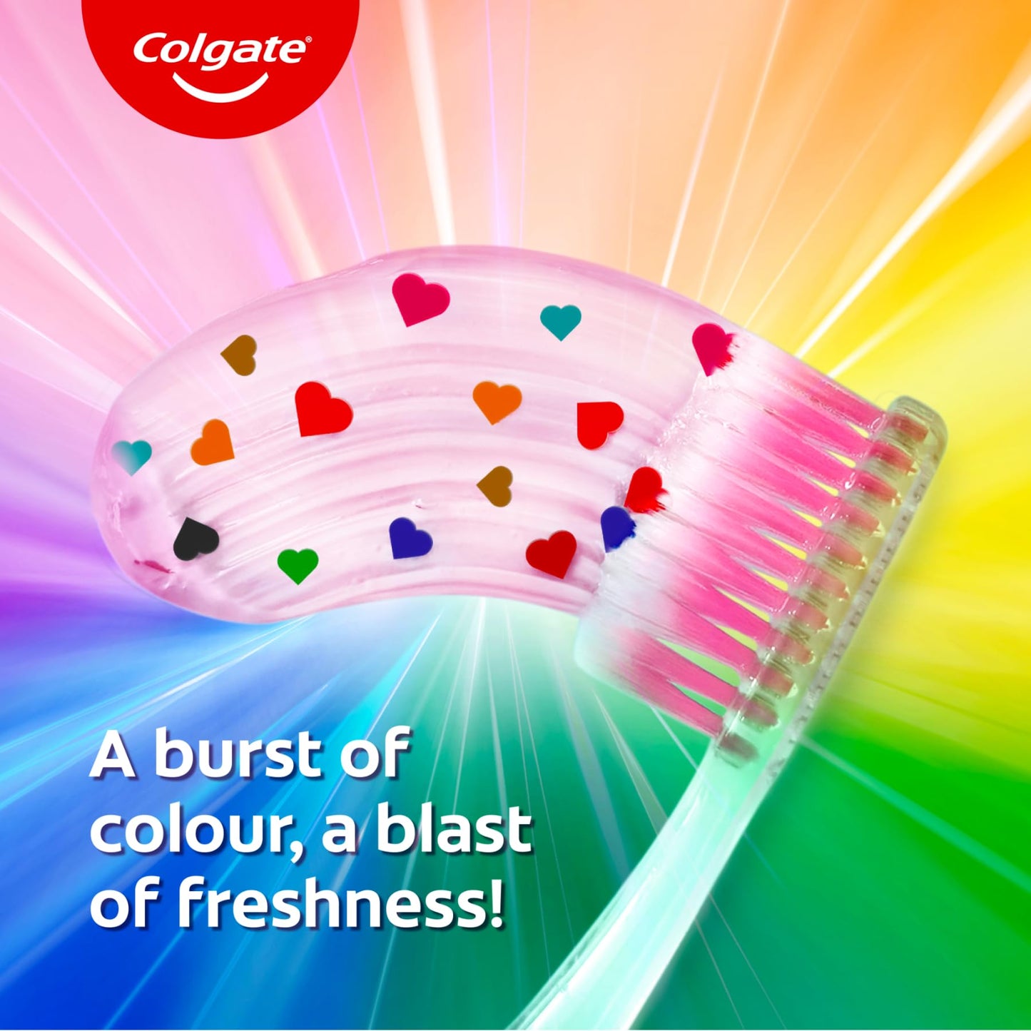 Colgate MaxFresh Rainbow Fresh Gel Toothpaste – Ultrafreeze, Vegan & Gluten-Free 100g