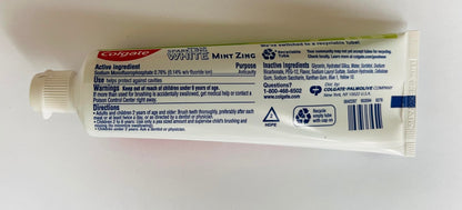 Colgate Sparkling White Whitening Toothpaste, Mint - 4 oz (6 Pack)