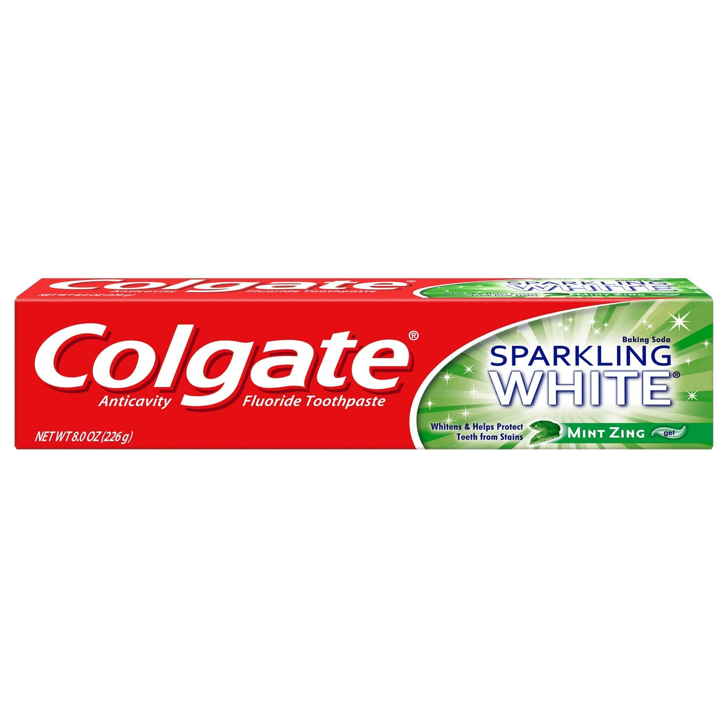 Colgate Sparkling White Whitening Toothpaste, Mint - 8 oz