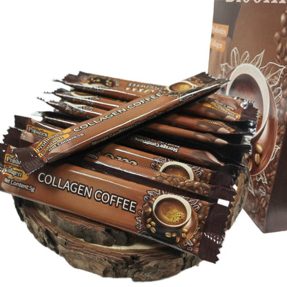 Collagen Coffee Slim Instant Packets – 12 Bags, Japan-Imported Collagen