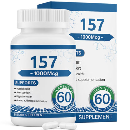 Collagen Peptide Capsules 157 – 1000mg Amino Acids Supplement for Muscles & Gut