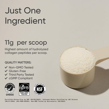 Sports Research Collagen Peptides – Hydrolyzed Type I & III Powder for Skin, Nails & Joints