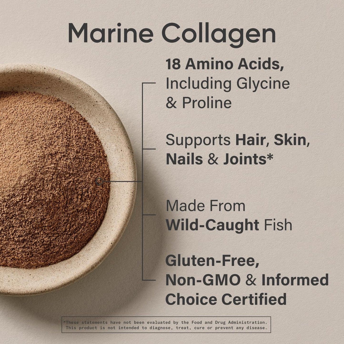 Sports Research Marine Collagen Peptides - Dark Chocolate for Hair, Skin & Joints