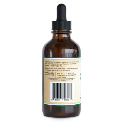 Colloidal Silver Liquid 20 PPM - 4 Fl Oz (Pack of 2) | Double Wood Supplements