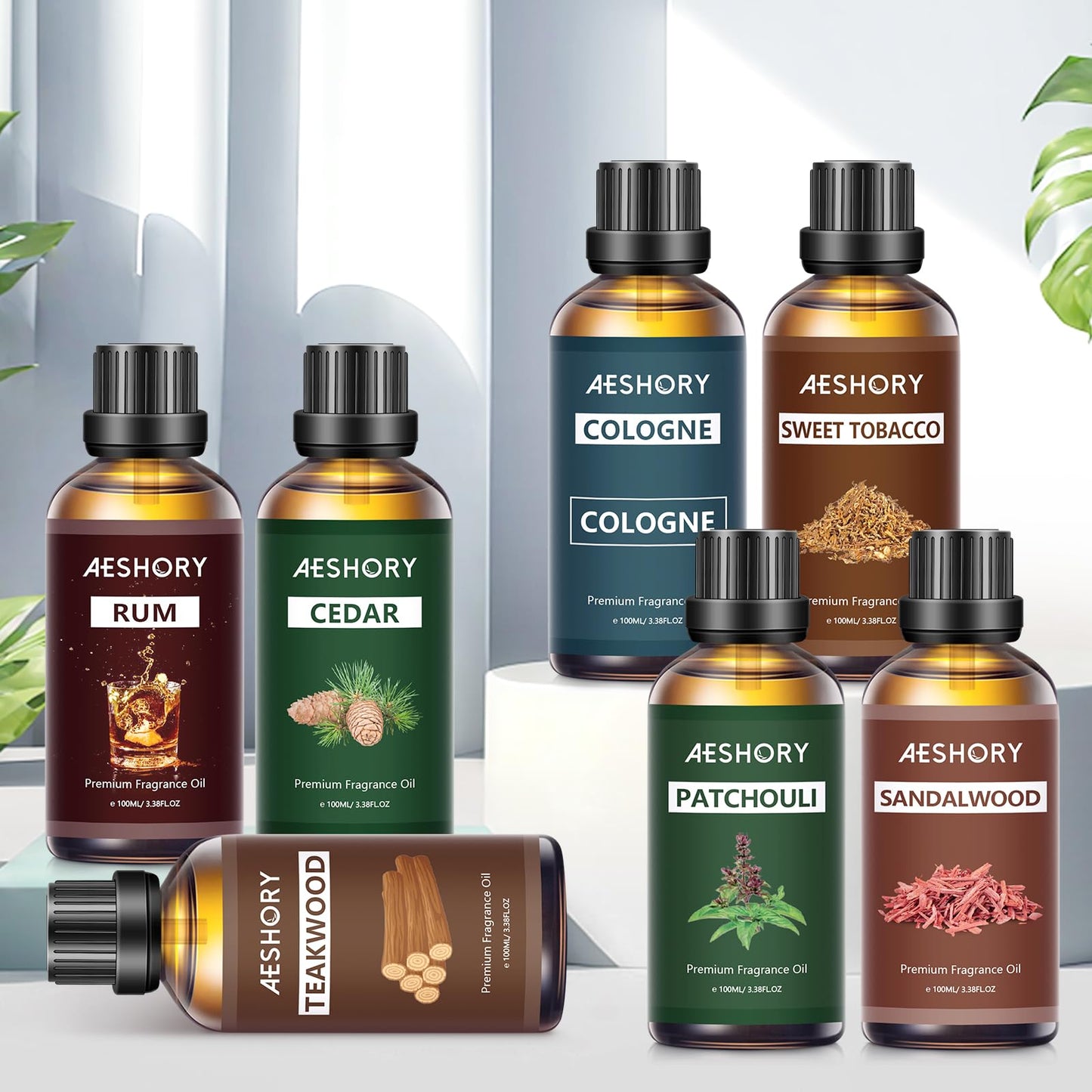 Cologne Fragrance Oil 3.38 oz (100 ml) – Aromatherapy Diffuser, Massage, Soap & Candle Oils