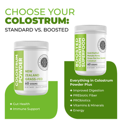Colostrum Powder - Grass-Fed NZ Cows | 60g | Gut Health & Immunity