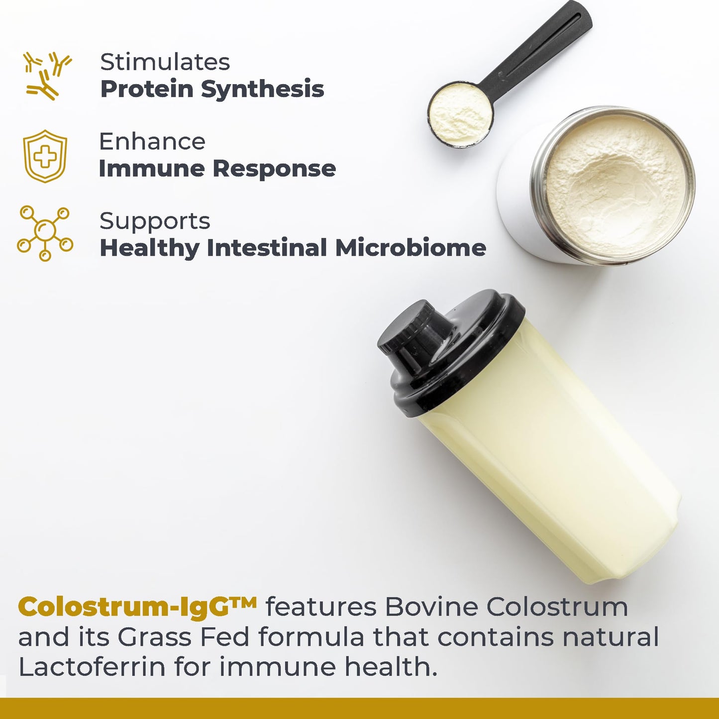 Premier Research Labs Colostrum-IgG Powder - Immune Support, Bovine Colostrum for Humans, 5 oz (150 g)