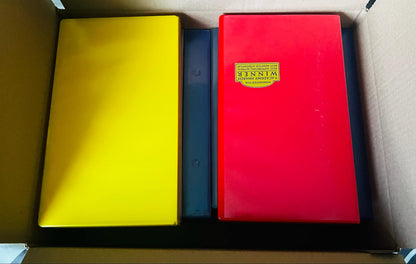 12 x Empty Coloured VHS Video Tape Cases