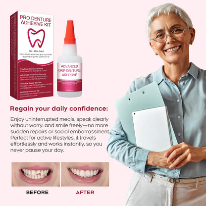 Dental Lab Instant Bonding Glue for Dentures & Lab Tools - Fast 15-60s Set (1oz)