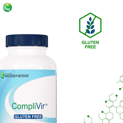 CompliVir Monolaurin & Zinc Immune Support - 60 Tablets | Nutra Biogenesis