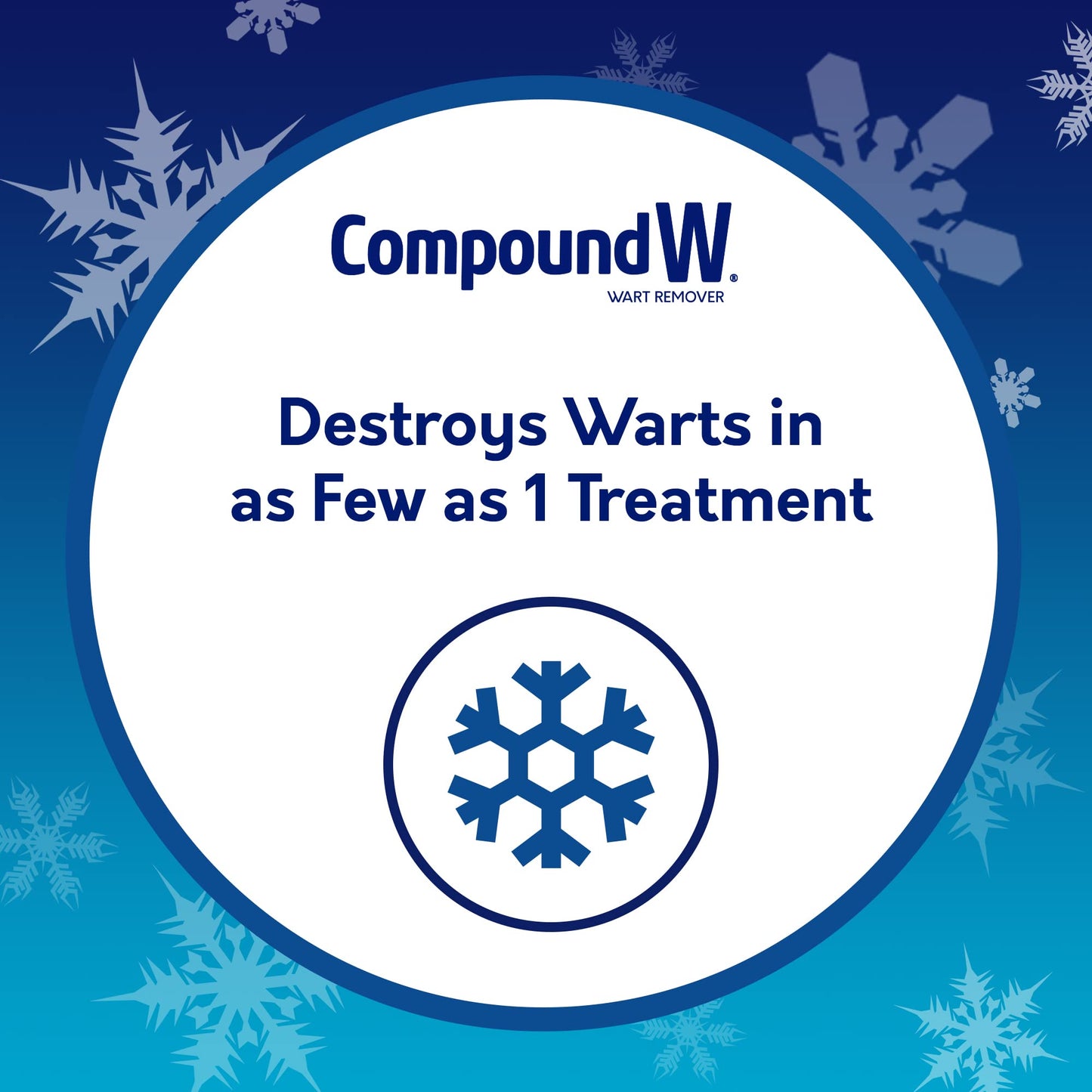 Compound W Freeze Off Wart Remover – Quick At-Home Wart Treatment (8 Applications)