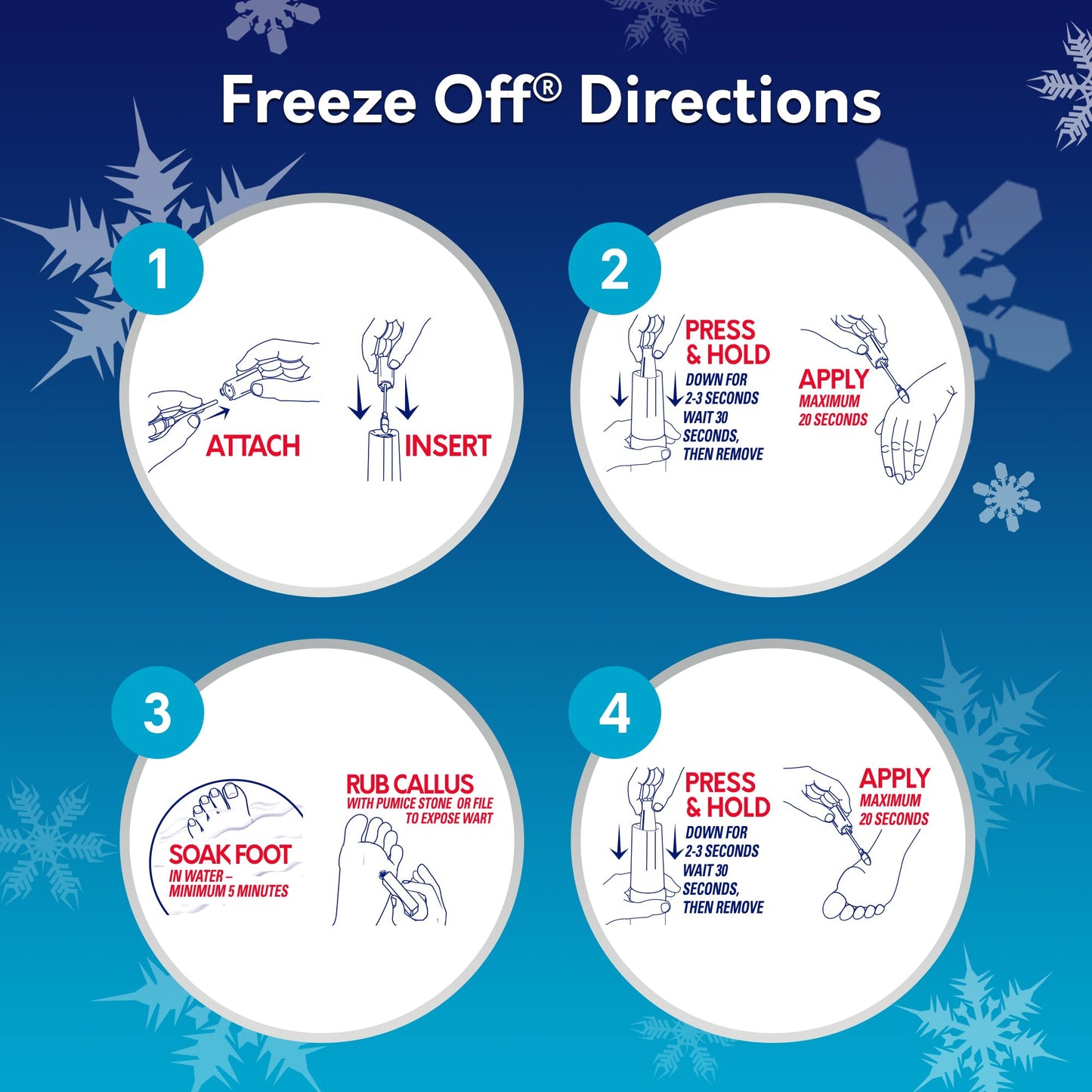 Compound W Freeze Off Wart Remover – Quick At-Home Wart Treatment (8 Applications)