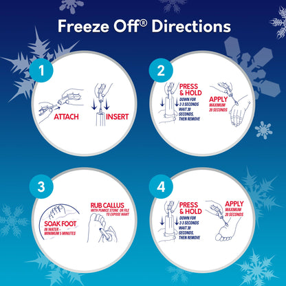 Compound W Freeze Off Wart Remover – Quick At-Home Wart Treatment (8 Applications)