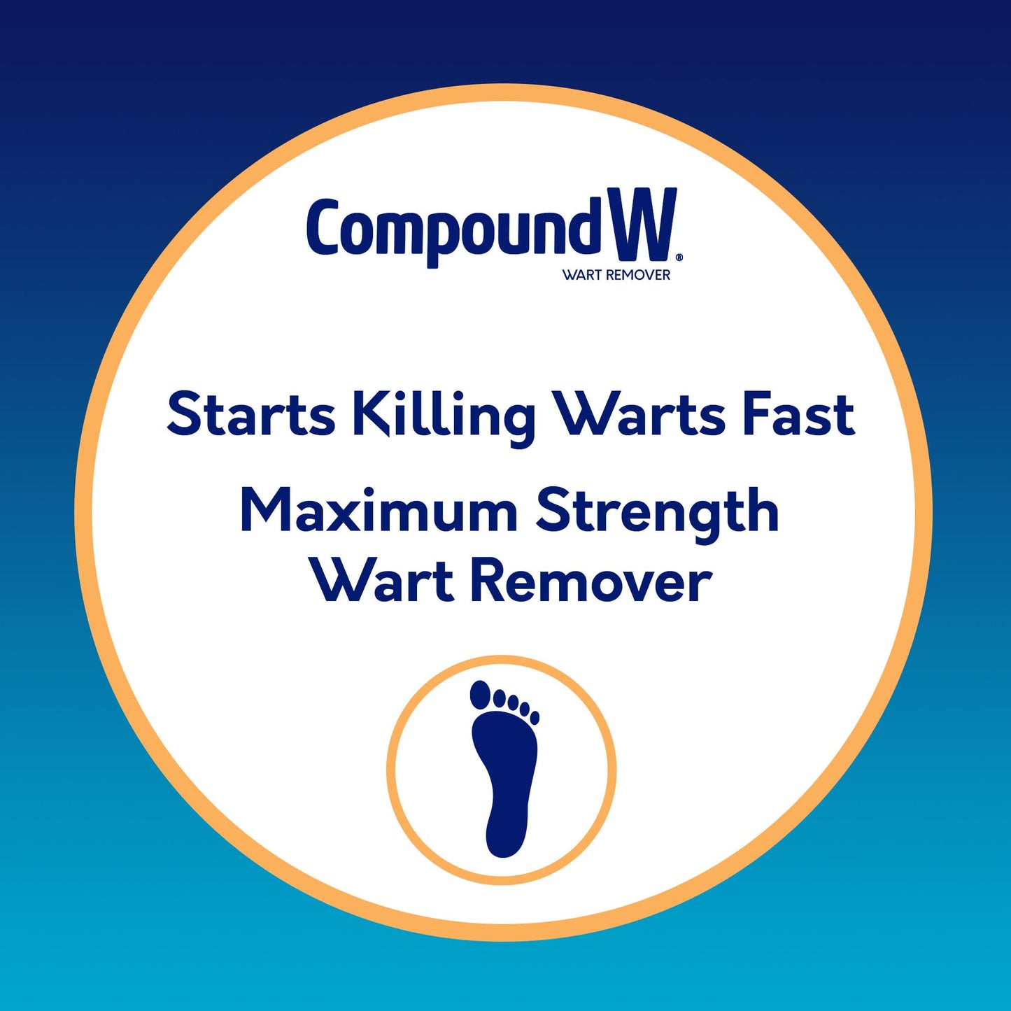 Compound W Maximum Strength One Step Plantar Foot Pads, 20 Count – Wart Removal