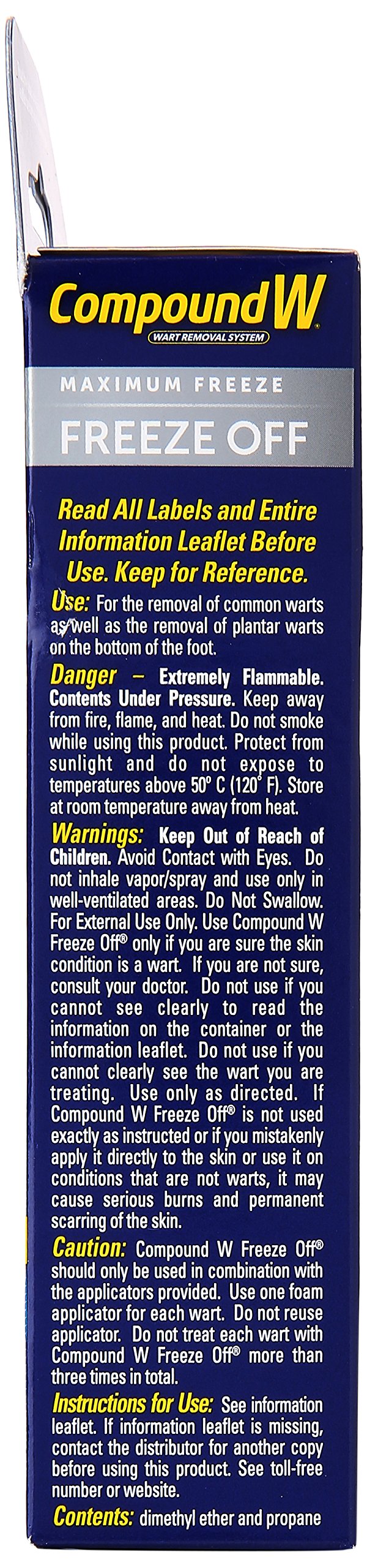 Compound W Wart Remover Freeze Off Kit (8 ct) – Packaging May Vary | Pharmacist-Recommended