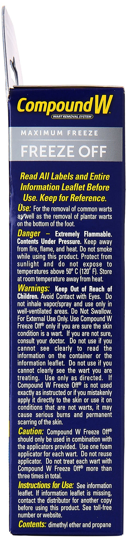 Compound W Wart Remover Freeze Off Kit (8 ct) – Packaging May Vary | Pharmacist-Recommended