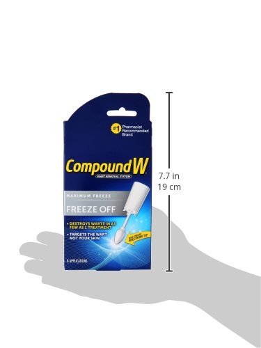 Compound W Wart Remover Freeze Off Kit (8 ct) – Packaging May Vary | Pharmacist-Recommended