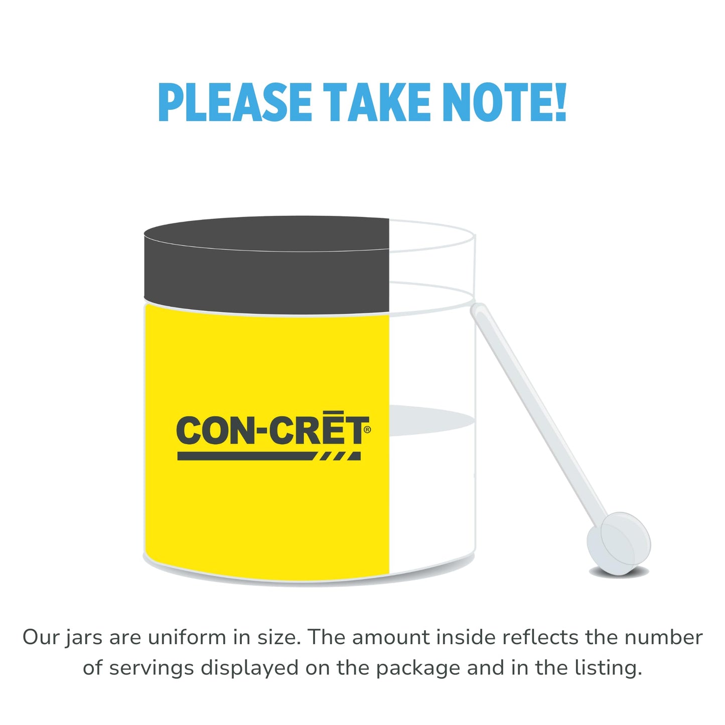 CON-CRET Creatine HCl Powder | Muscle, Cognitive, Cellular Energy Support | No Bloating or Cramps | USA Made & NSF Certified | Unflavored (100 Serving)