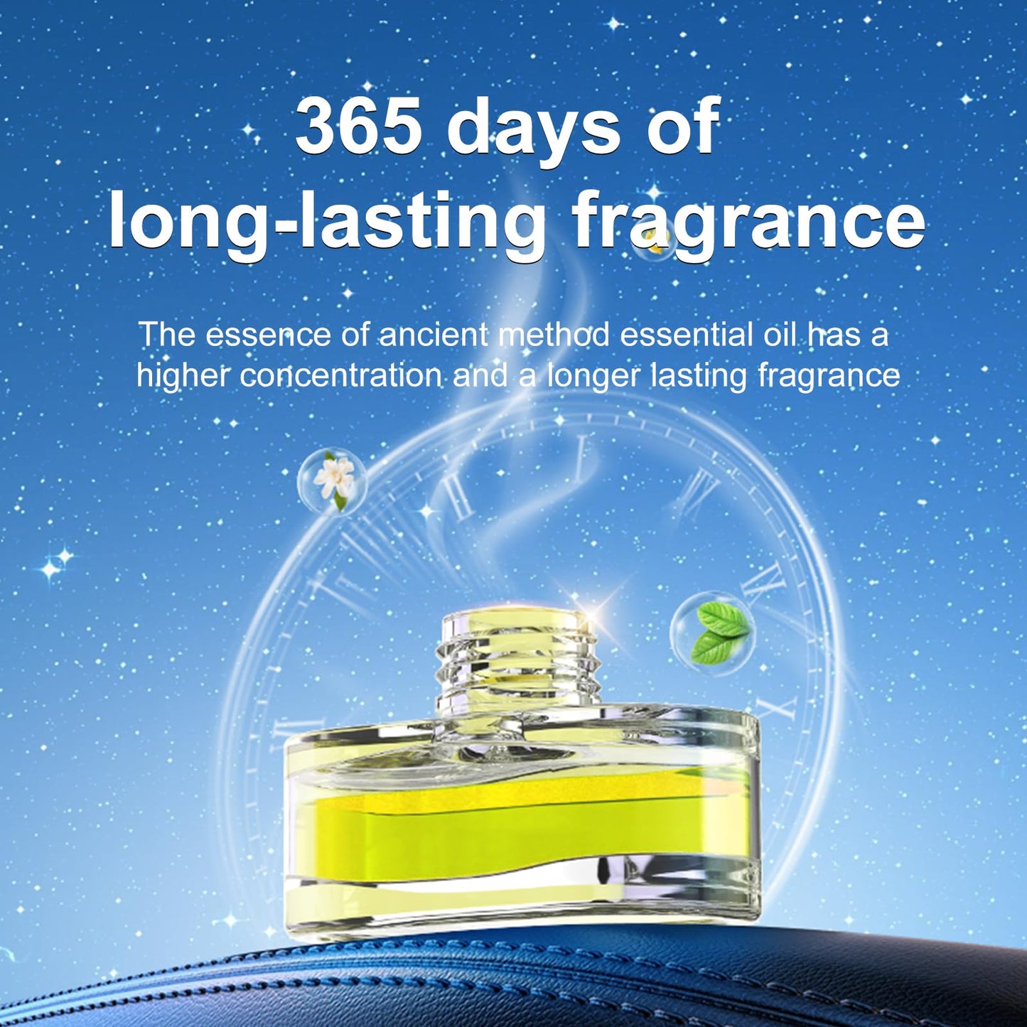 Long-Lasting Fragrance Cologne Car Air Freshener | Essential Oil Aromatherapy Diffuser