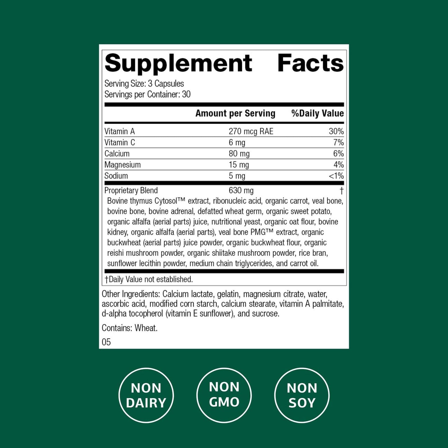 Congaplex Thymus Gland Support – 90 Capsules | Standard Process
