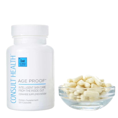 Consult Health Age Proof Ceramide Dietary Supplement – Hyaluronic Acid, 120 Count