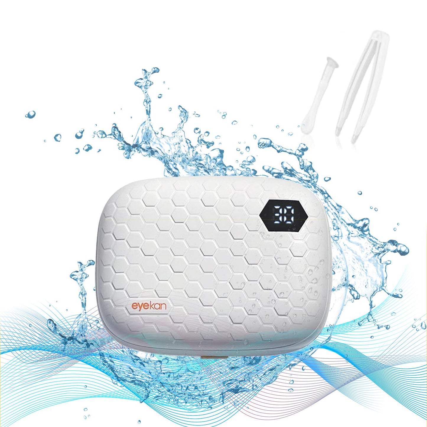USB Ultrasonic Contact Lens Cleaner with Mirror – Soft, Colored, RGP & OK Lenses