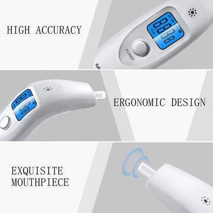 Home Ketosis Monitor & Breath Analyzer – High-Precision Ketosis Meter with 10 Mouthpieces
