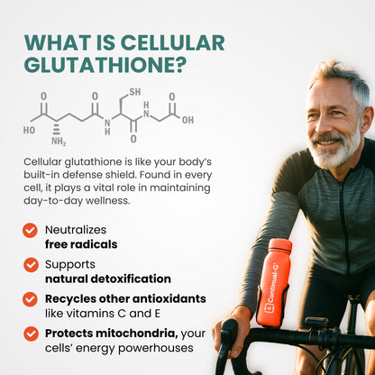 CONTINUAL G Powder - Clinically Proven Glutathione Precursor with Glyteine & Sunfiber