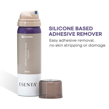 ConvaTec ESENTA Adhesive Remover Spray – Sting-Free, Alcohol-Free, 50 mL (Case of 12)