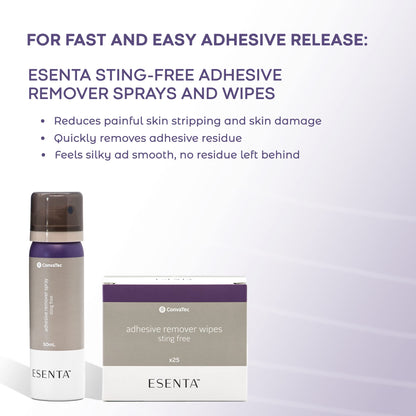 ConvaTec ESENTA Sting-Free Adhesive Remover Spray – 50 mL, Latex-Free