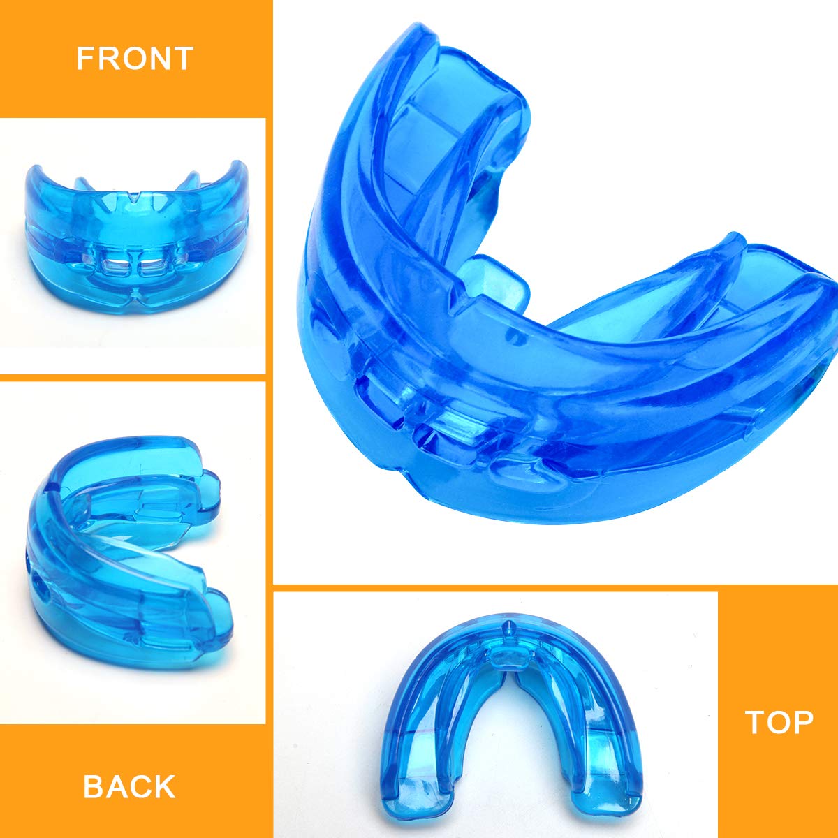 Coolrunner Double Braces Mouth Guard - Upper & Lower Teeth Protection