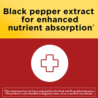 Nature Made CoQ10 100 mg with Black Pepper Extract – 30 Softgels | Heart Health Support