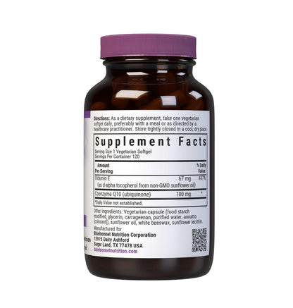 BlueBonnet CoQ10 100 mg Vegetarian Softgels – Energy Production & Heart Health