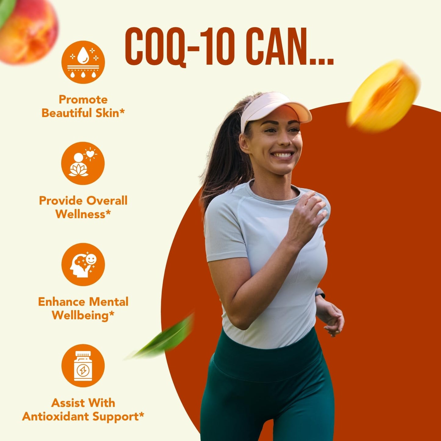 Coenzyme Q10 200mg Supplement – Heart Health & Energy Support