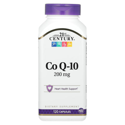 21st Century Co Q10 200 mg Capsules – 120 Count (27435)