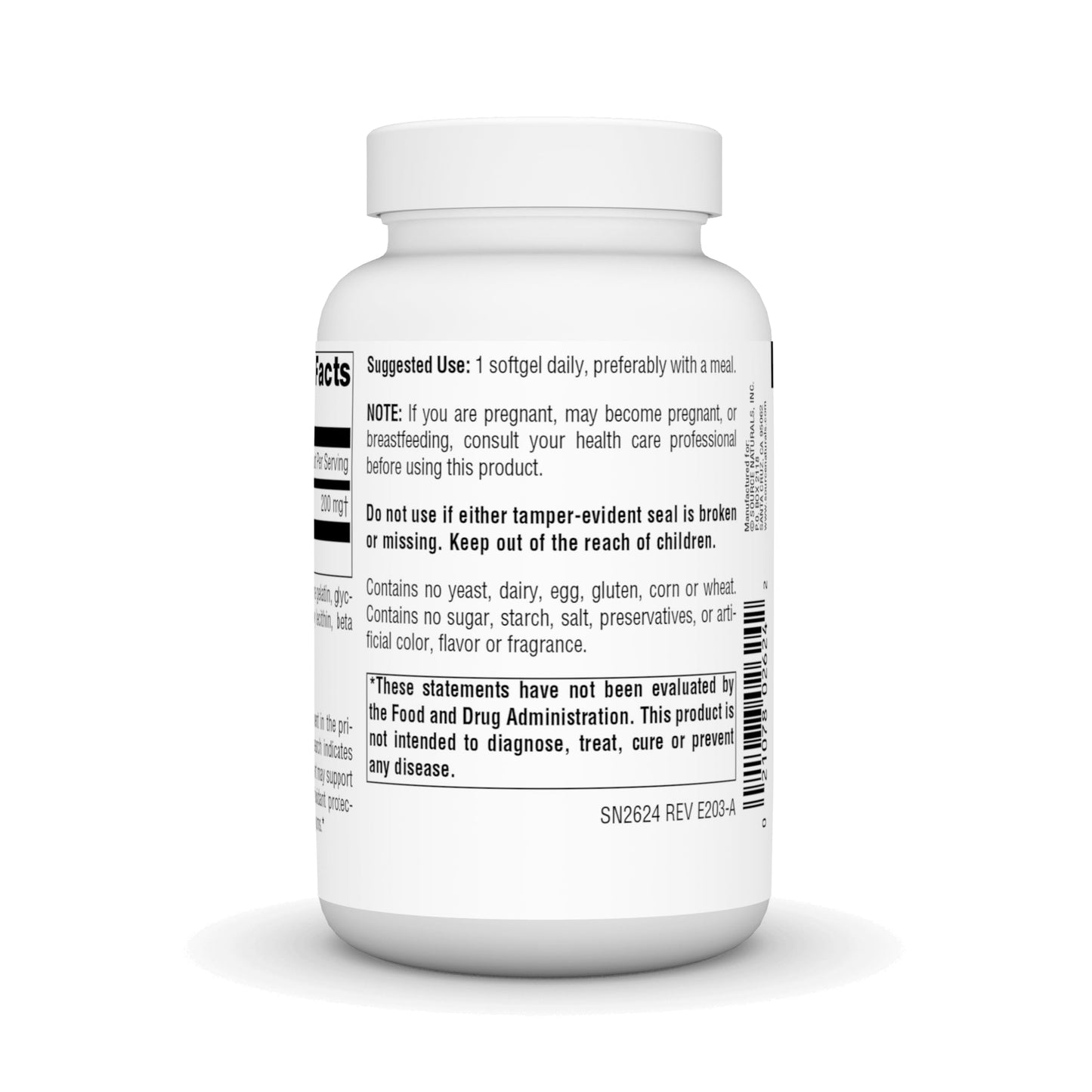 Source Naturals CoQ10 200 mg Softgels (90 Count) – Antioxidant Support