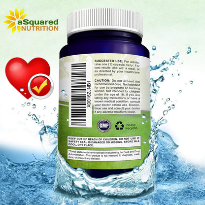 aSquared Nutrition CoQ10 (200 Capsules, 200mg) – High-Absorption Vegan CoQ10 (Ubiquinone) Supplement