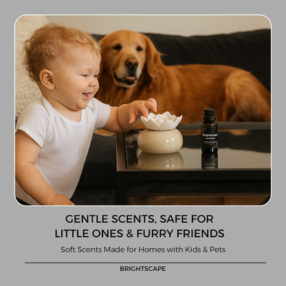 Brightscape ScentFlow Passive Aroma Diffuser Starter Kit – Gardenia Oil