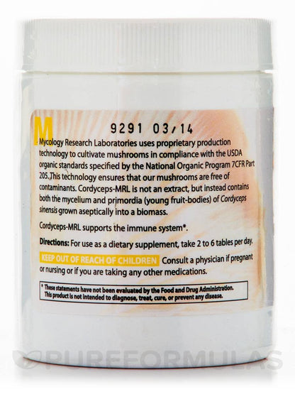 Cordyceps Sinensis-MRL 500 mg – 90 Tablets | Mycology Research Laboratories
