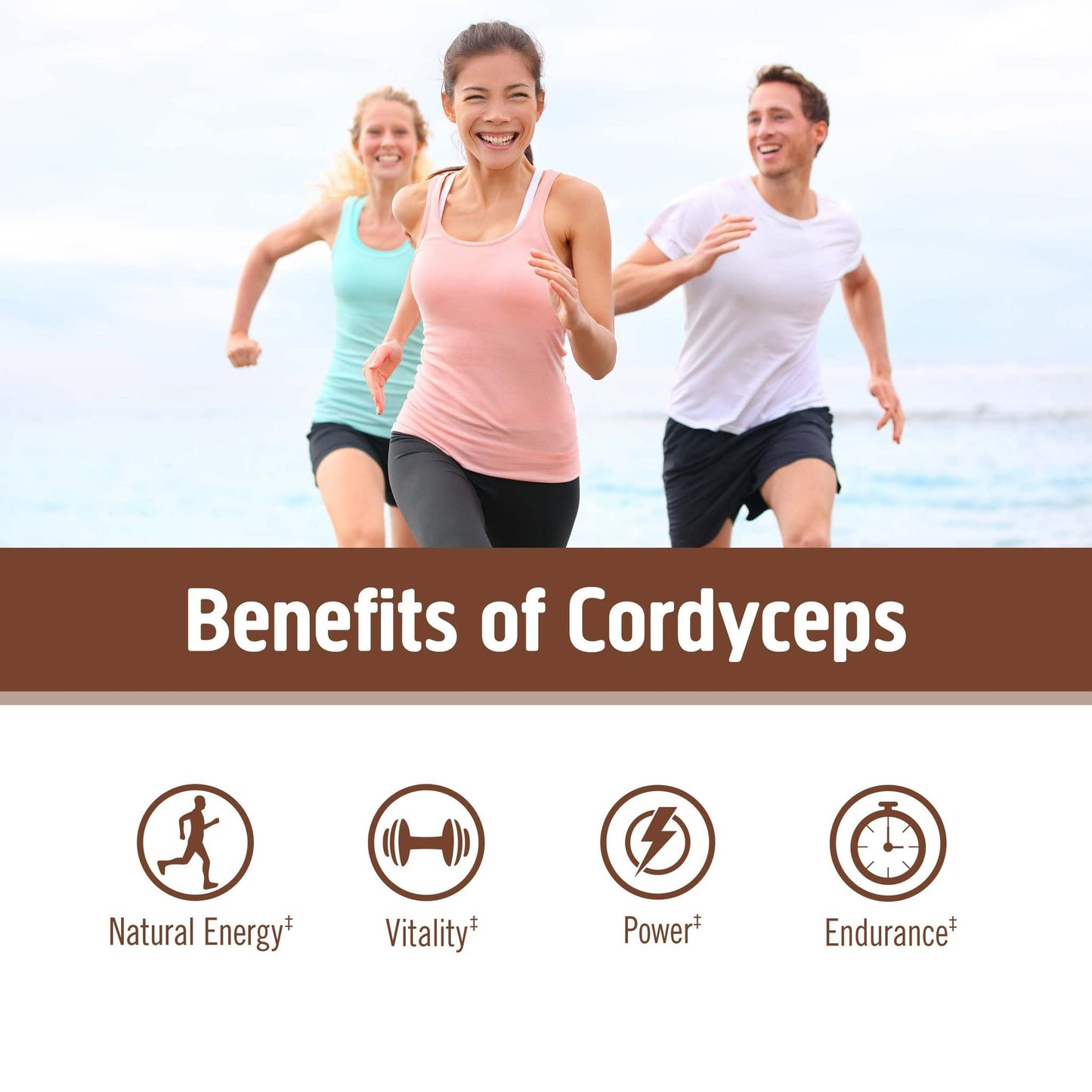 OM Mushroom Cordyceps Powder – Organic, Vegan, Non-GMO, Gluten-Free | Energy & Endurance Support