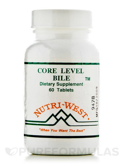 Core Level Bile - 60 Tablets by Nutri West | Biliary Support