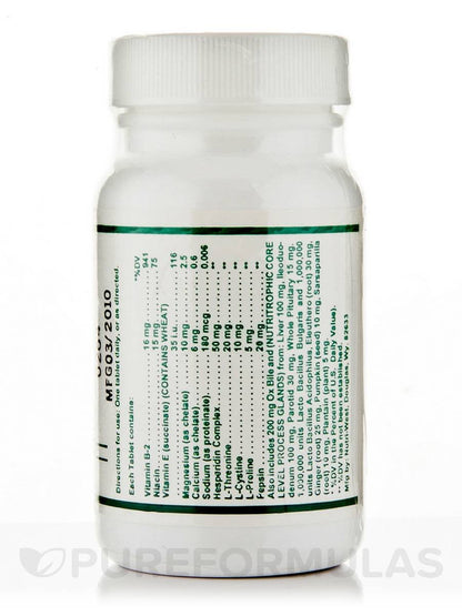 Core Level Bile - 60 Tablets by Nutri West | Biliary Support