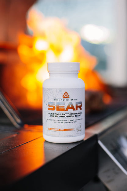 Core Nutritionals SEAR Thermogenic Fat Burner | Non-Stim Recomposition Agent | Paradoxine & Grains of Paradise | 84 Vegetable Capsules