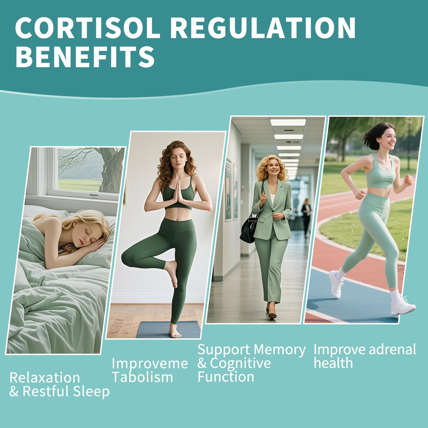 Cortisol Gummies for Women – Hormone Balance & Stress Support | 60 Vegan Gummies