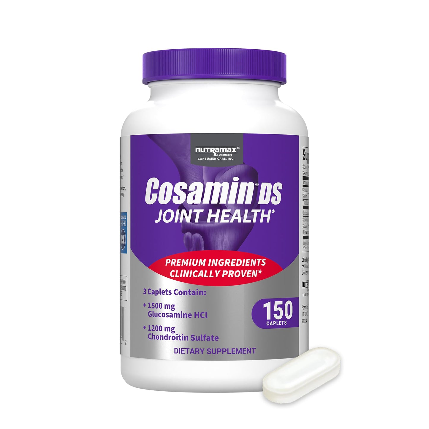 Cosamin DS Joint Health – Glucosamine & Chondroitin – Nutramax 150 Caplets