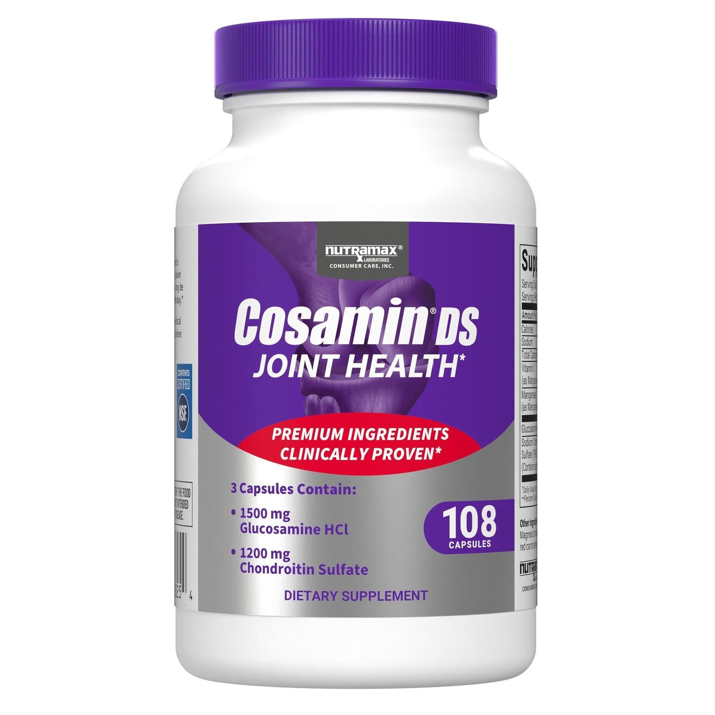 Cosamin DS Joint Health – Glucosamine & Chondroitin, 108 Caps