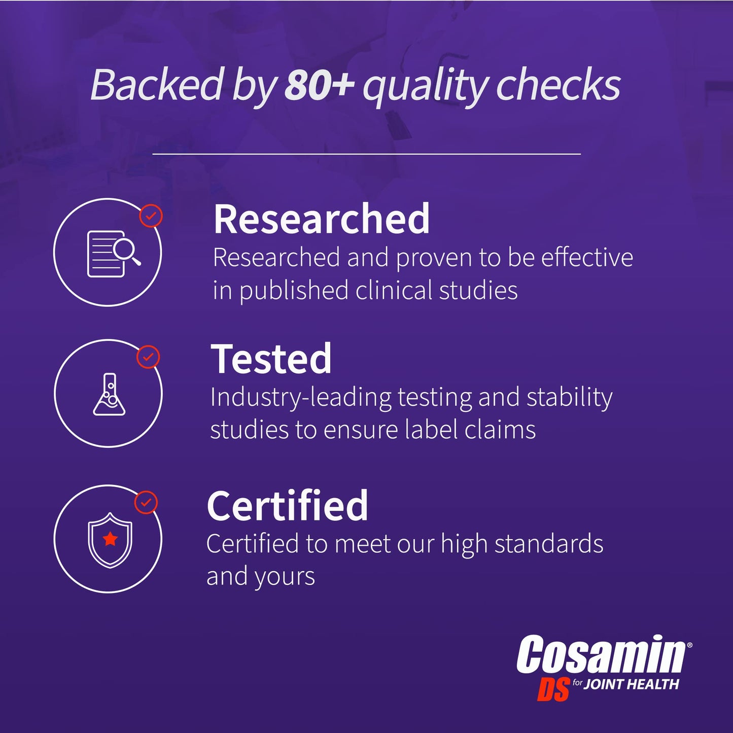 Cosamin DS Joint Health – Glucosamine & Chondroitin – Nutramax 150 Caplets